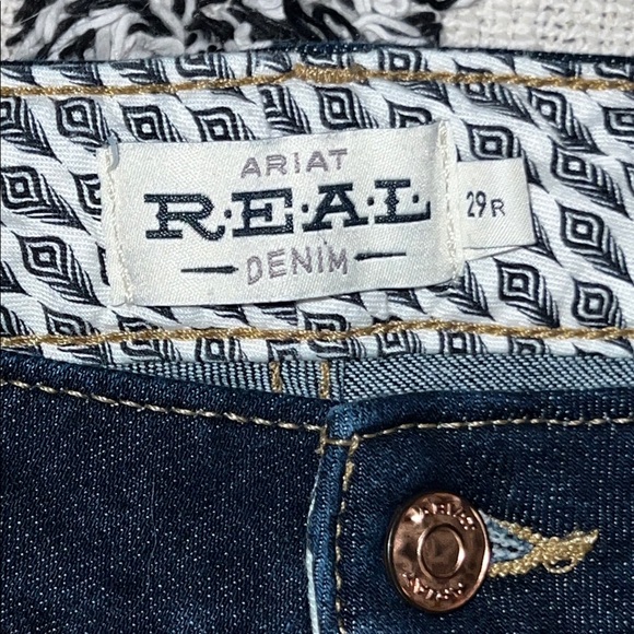 ARIAT R.E.A.L. WOMEN'S ALEXA HIGH RISE FLARE LEG JEANS SIZE 29R - Picture 4 of 9